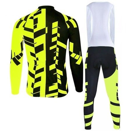 Komplet rowerowy zimowy-ocieplany / strój kolarski KIDITOKT / roz. L