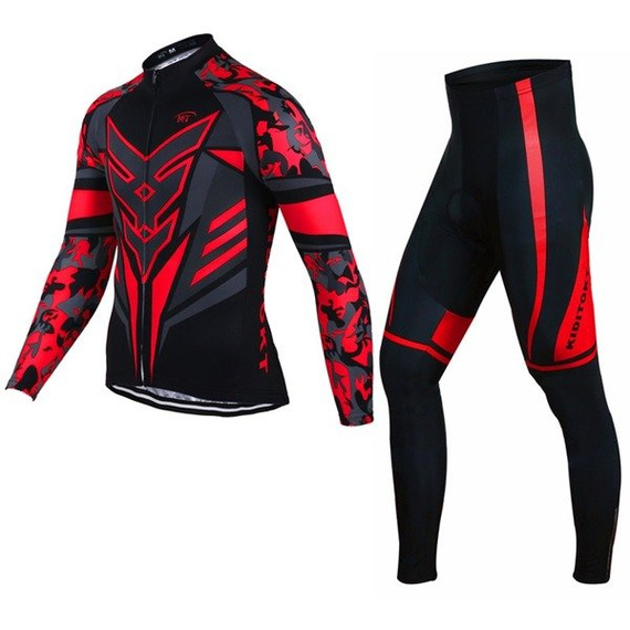 Komplet rowerowy wiosenno - jesienny / strój kolarski kiditokt / roz. M