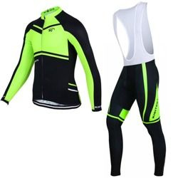 Komplet rowerowy zimowy - ocieplany / strój kolarski kiditokt