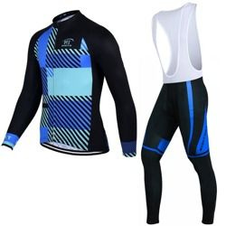 Komplet rowerowy zimowy - ocieplany / strój kolarski kiditokt