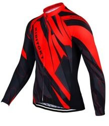 BLUZA kolarska zimowa - ocieplana / bluza rowerowa kiditokt