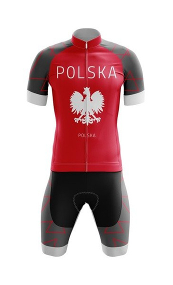 Komplet kolarski letni Polska | Strój rowerowy na lato - Centro 3