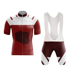 Odzież kolarska Polska / komplet kolarski Polska - POLSKA 6