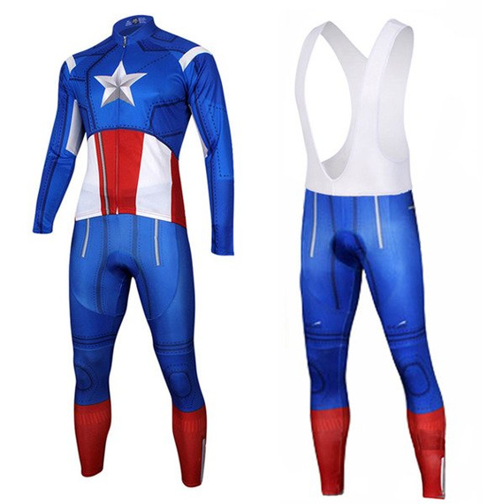 Komplet rowerowy zimowy - ocieplany / strój kolarski X-tiger