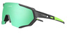 OKULARY SPORTOWE UV-400 | +5 SZKIEŁ /  GREEN-BLACK