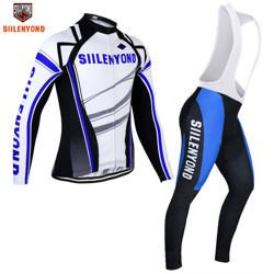 Komplet rowerowy zimowy-ocieplany / strój kolarski Siilenyond