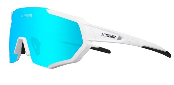 OKULARY SPORTOWE UV-400 | +5 SZKIEŁ /  BLUE-WHITE