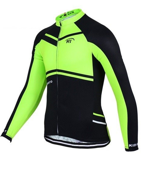 BLUZA kolarska zimowa - ocieplana / bluza rowerowa kiditokt