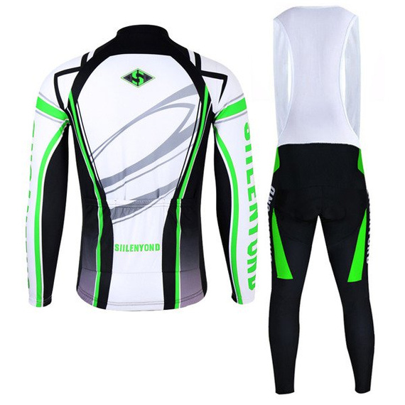 Komplet rowerowy zimowy-ocieplany / strój kolarski Siilenyond