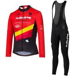 Komplet kolarski zimowy / odzież rowerowa ocieplana MMR