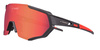 OKULARY SPORTOWE UV-400 | +5 SZKIEŁ /  RED-BLACK