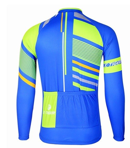 BLUZA kolarska zimowa - ocieplana  / bluza rowerowa x-tiger / ROZ. M