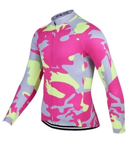 BLUZA kolarska zimowa - ocieplana / bluza rowerowa kiditokt