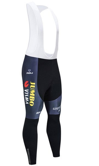 Komplet kolarski zimowy / odzież rowerowa ocieplana JUMBO