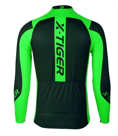 BLUZA kolarska zimowa - ocieplana  / bluza rowerowa x-tiger