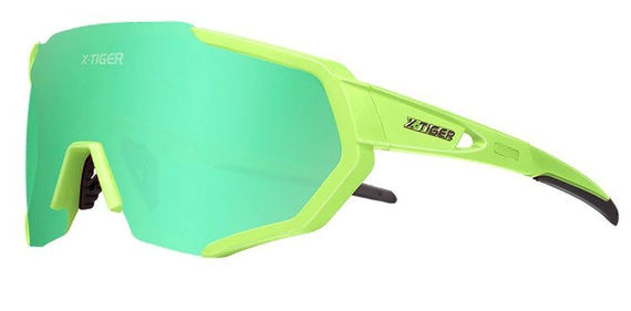OKULARY SPORTOWE UV-400 | +5 SZKIEŁ /  GREEN