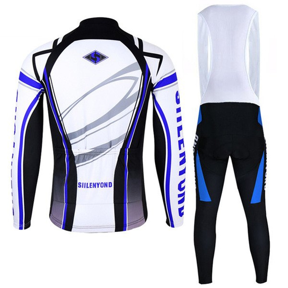 Komplet rowerowy zimowy-ocieplany / strój kolarski Siilenyond