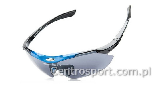 OKULARY SPORTOWE ROBESBON UV400+5 SZKIEŁ | KOLOR NIEBIESKI