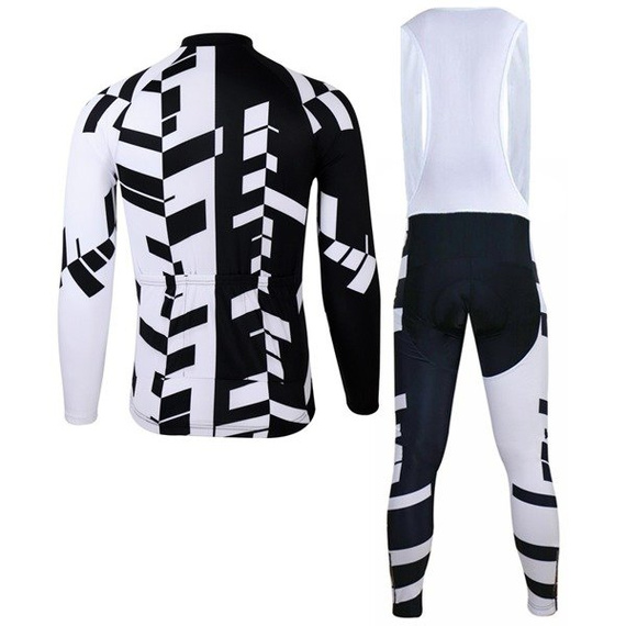 Komplet rowerowy zimowy - ocieplany / strój kolarski Kiditokt