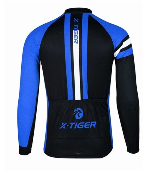 BLUZA kolarska zimowa - ocieplana  / bluza rowerowa x-tiger