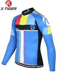 BLUZA kolarska zimowa - ocieplana  / bluza rowerowa x-tiger