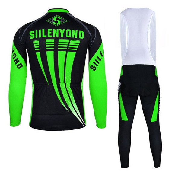 Komplet rowerowy zimowy-ocieplany / strój kolarski Siilenyond / roz. 2XL / 4XL 