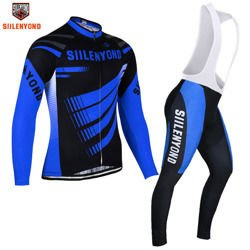 Komplet rowerowy zimowy-ocieplany / strój kolarski Siilenyond