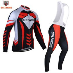 Komplet rowerowy zimowy-ocieplany / strój kolarski Siilenyond