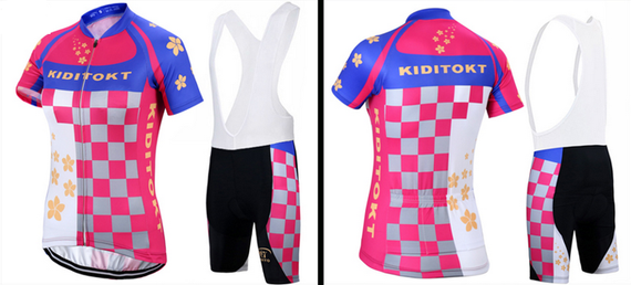 Damski komplet kolarski  | strój rowerowy dla kobiet Kiditokt