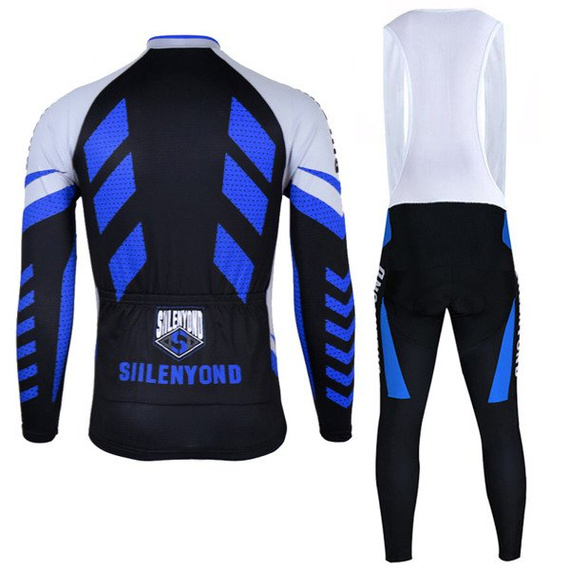 Komplet rowerowy zimowy-ocieplany / strój kolarski Siilenyond