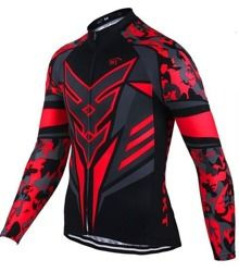 BLUZA kolarska zimowa - ocieplana / bluza rowerowa kiditokt