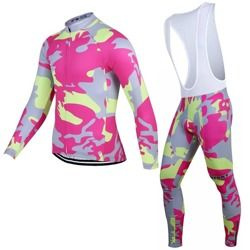 Komplet rowerowy zimowy - ocieplany / strój kolarski Kiditokt