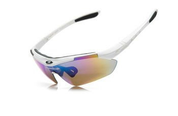 OKULARY SPORTOWE ROBESBON UV400+5 SZKIEŁ | KOLOR BIAŁY