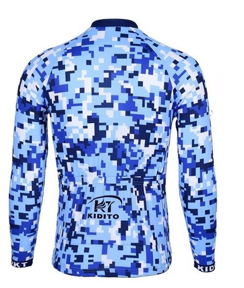 BLUZA kolarska zimowa - ocieplana / bluza rowerowa kiditokt