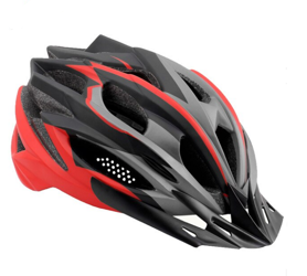 KASK ROWEROWY / KASK KOLARSKI I MTB  / ULTRALEKKI - CZERWONY