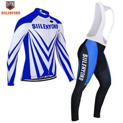 Komplet rowerowy zimowy-ocieplany / strój kolarski Siilenyond