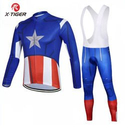 Komplet rowerowy / jesienno- wiosenny strój kolarski X - tiger