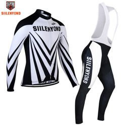 Komplet rowerowy zimowy-ocieplany / strój kolarski Siilenyond