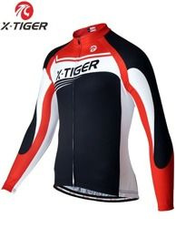 BLUZA kolarska zimowa - ocieplana  / bluza rowerowa x-tiger