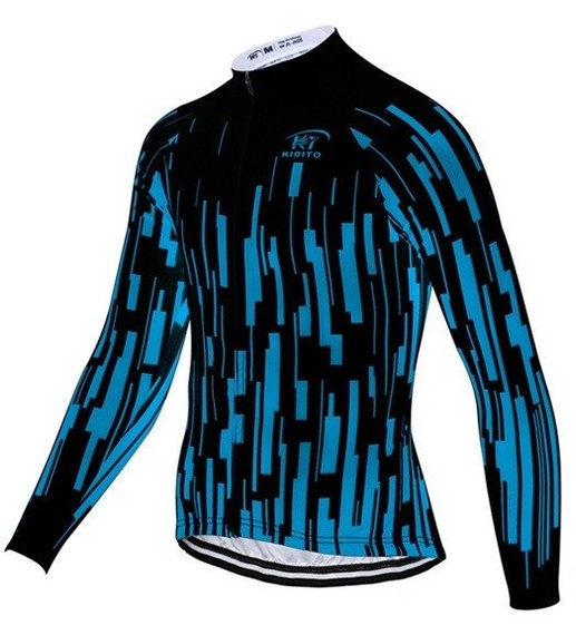 BLUZA kolarska zimowa - ocieplana / bluza rowerowa kiditokt