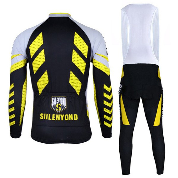 Komplet rowerowy zimowy-ocieplany / strój kolarski Siilenyond