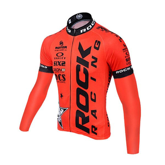 BLUZA kolarska zimowa - ocieplana  / bluza rowerowa rock