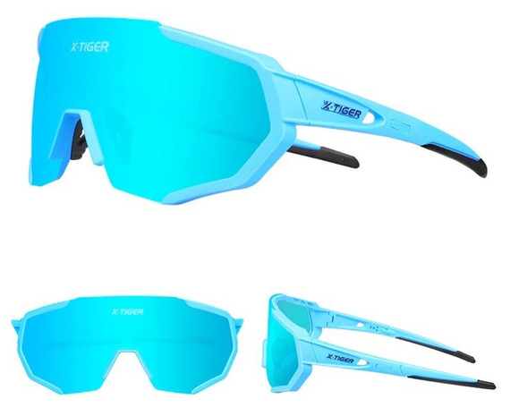 OKULARY SPORTOWE UV-400 | +5 SZKIEŁ /  BLUE