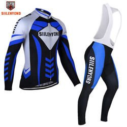 Komplet rowerowy zimowy-ocieplany / strój kolarski Siilenyond