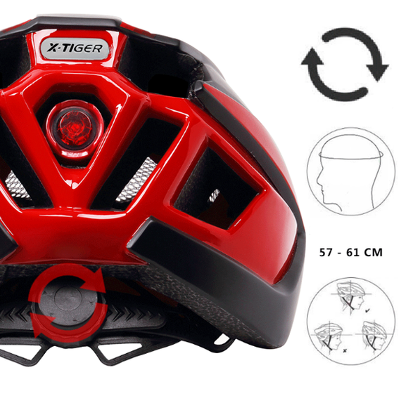 KASK ROWEROWY / KASK KOLARSKI I MTB  / ULTRALEKKI - ZIELONY