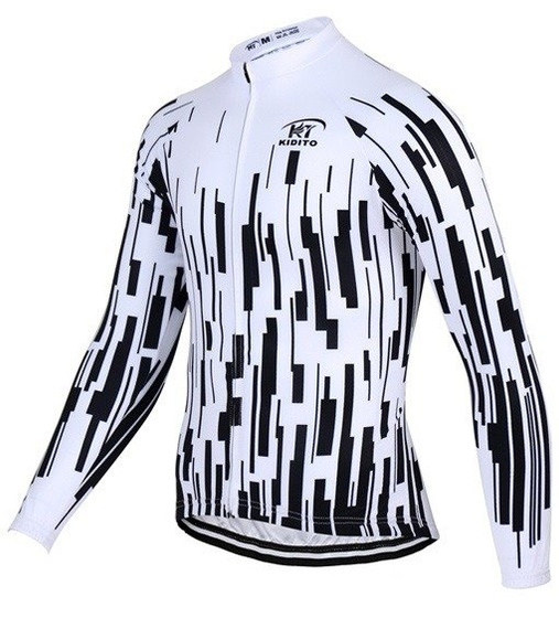 BLUZA kolarska zimowa - ocieplana / bluza rowerowa kiditokt